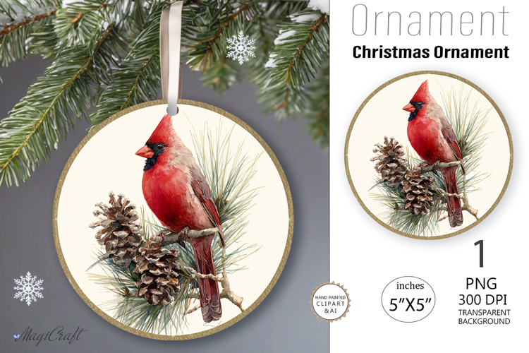 Christmas Ornaments Clipart Image 9