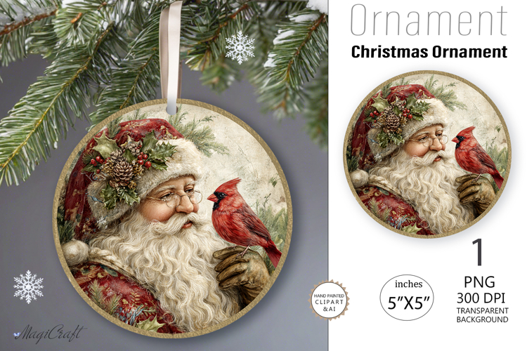 Christmas Ornaments Clipart Image 11