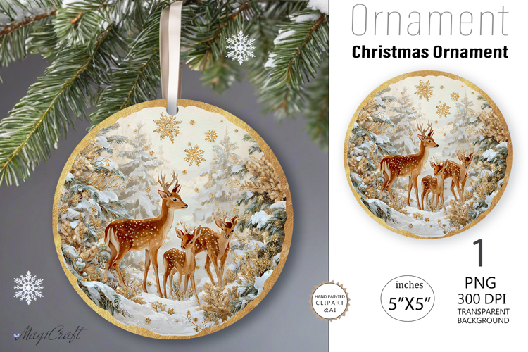 Christmas Ornament Sublimation Designs Image 18