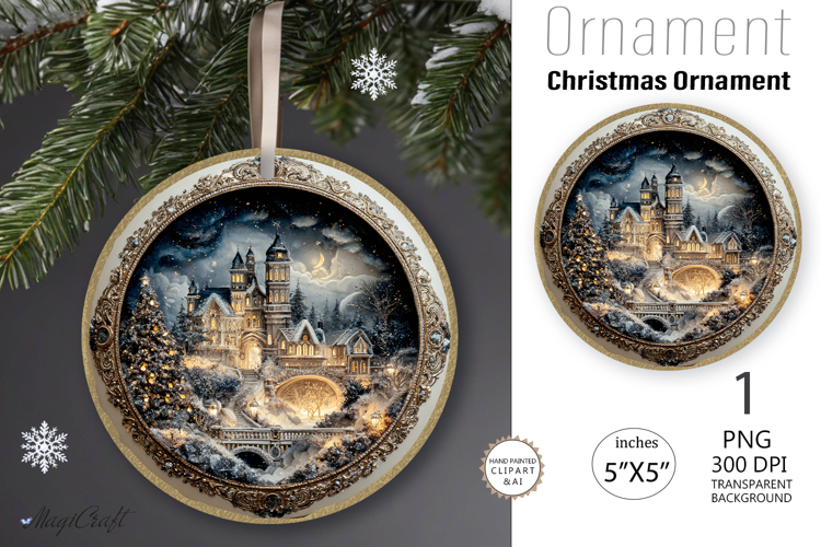 Christmas Ornament Sublimation Designs Image 12