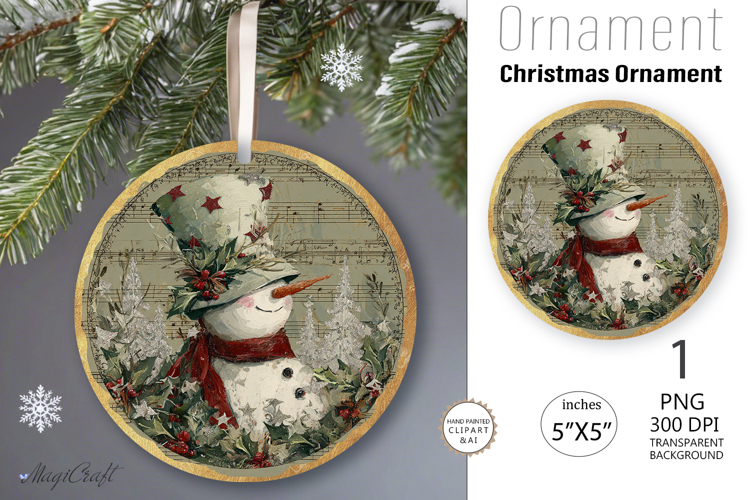 Christmas Ornament Sublimation Designs Image 20