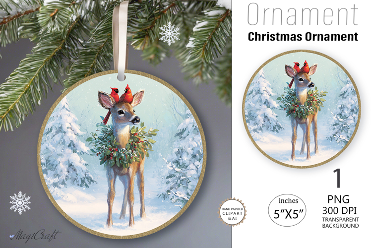 Christmas Ornament Sublimation Designs Image 24