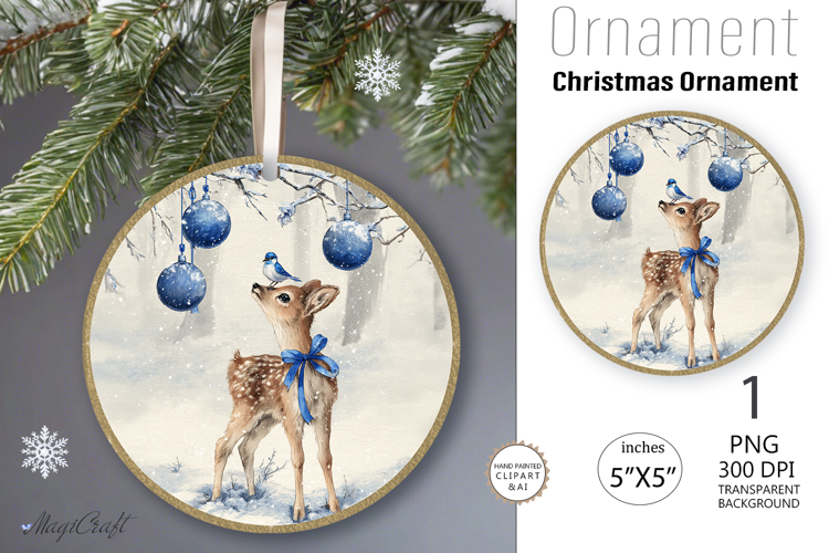Christmas Ornament Sublimation Designs