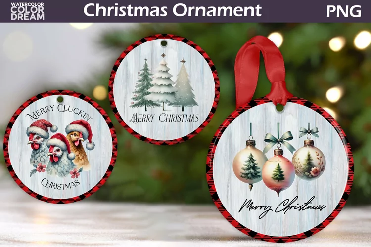 Christmas Ornament PNG | Vintage Ornament Sublimation