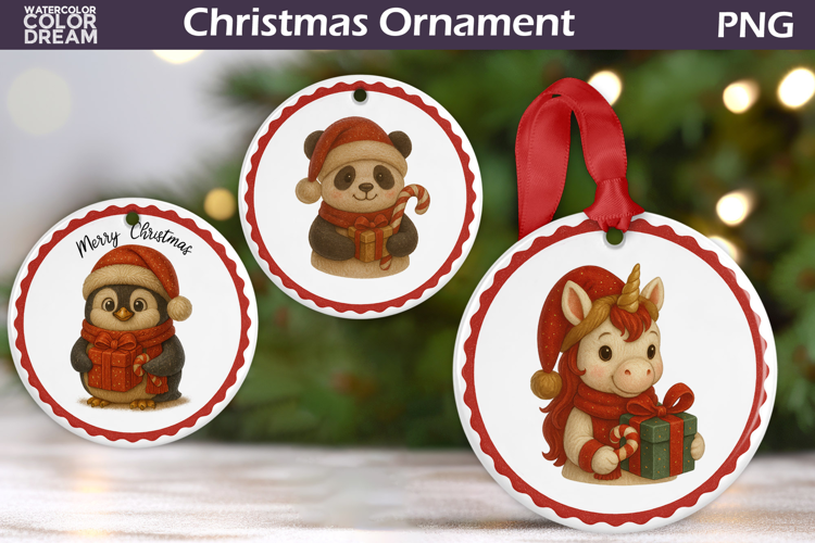Vintage Christmas Ornament | Cute Christmas Characters