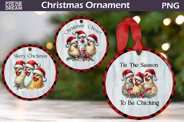 Christmas Ornament PNG | Vintage Ornament Sublimation