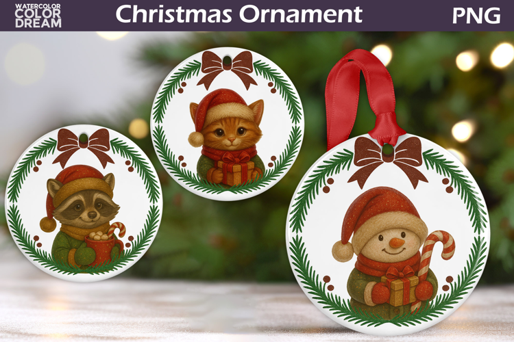 Vintage Christmas Ornament | Cute Christmas Characters