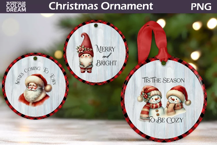 Christmas Ornament PNG | Vintage Ornament Sublimation