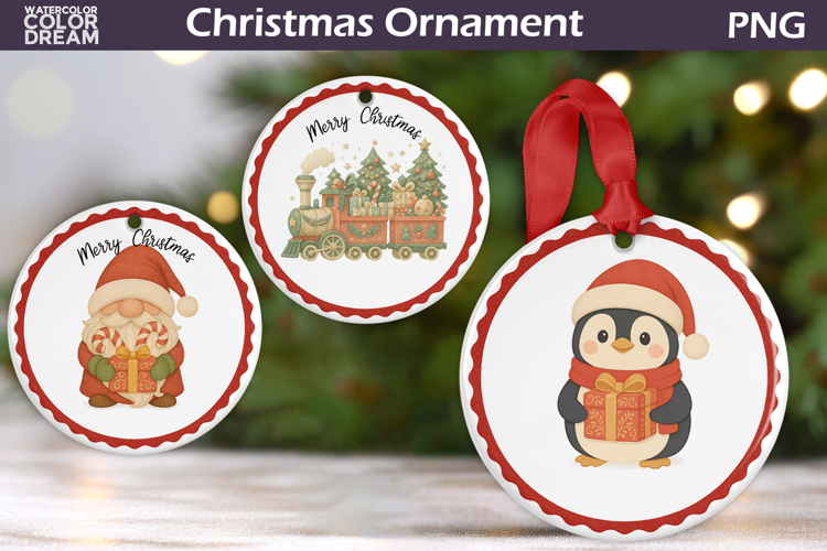 Christmas Penguin Clipart Image 3