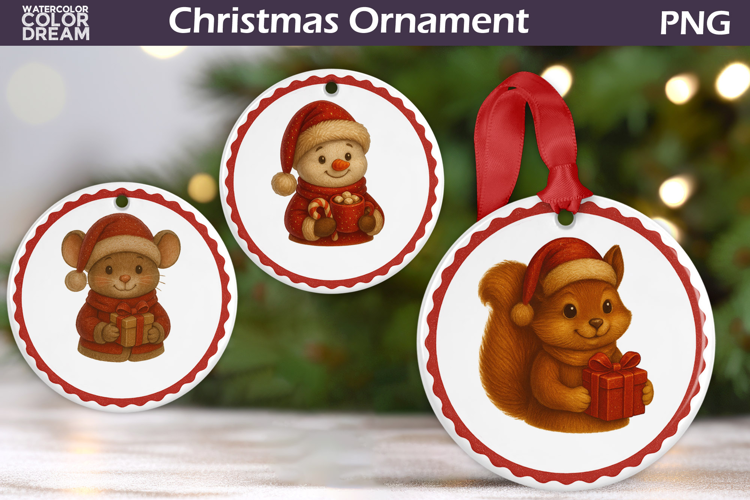 Vintage Christmas Ornament | Cute Christmas Characters