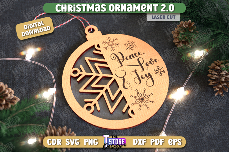 Christmas Ornament Clipart Image 23