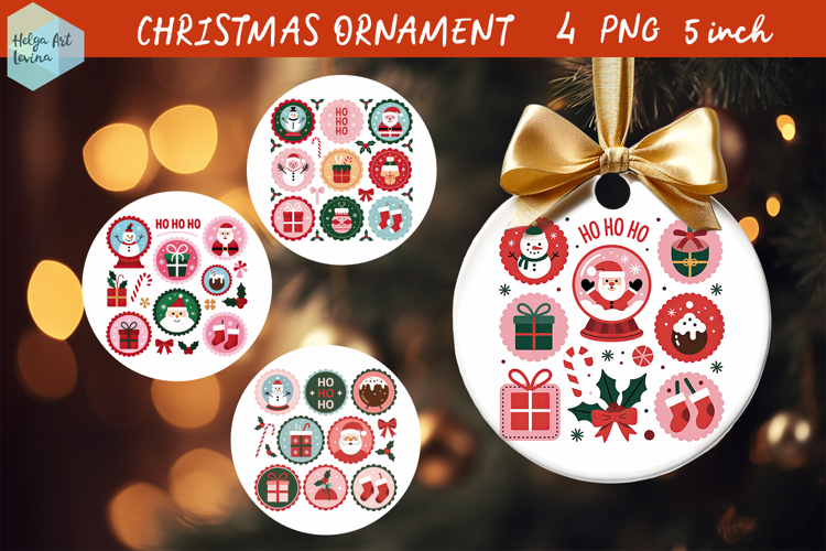 Christmas Ornaments Sublimation