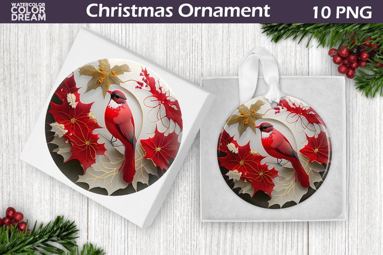 Christmas Ornament Sublimation Designs Image 3