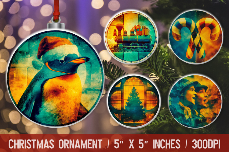 Christmas Ornament Round PNG