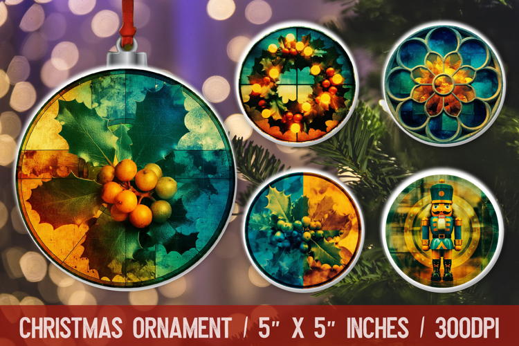 Christmas Ornament Sublimation Designs Image 13