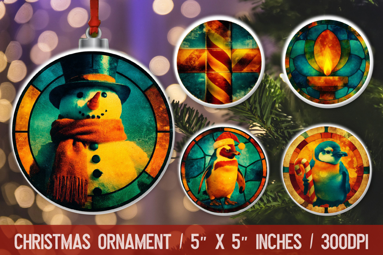 Christmas Ornament Sublimation Designs Image 19