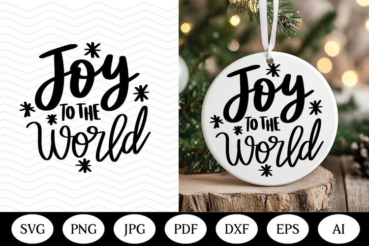 Christmas Ornament SVG Design, christmas round illustration