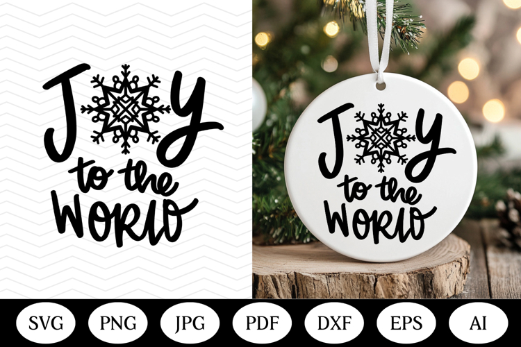 Christmas Ornament SVG Design, christmas round illustration