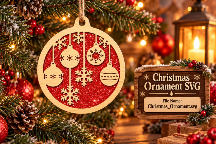Christmas Ornament SVG