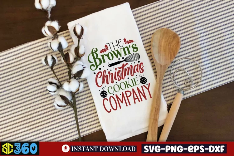 The brown's christmas cookie company SVG, Christmas SVG