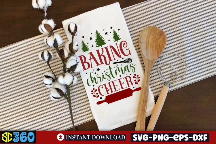 Baking christmas cheer SVG, Christmas SVG