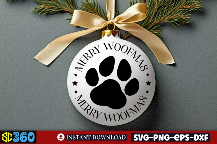 Merry woofmas SVG, Christmas SVG