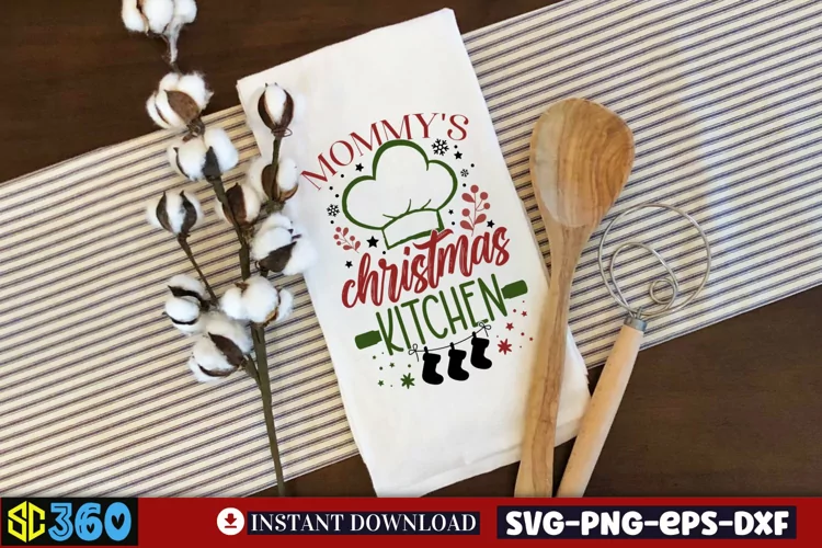 Mommy's christmas kitchen SVG, Christmas SVG