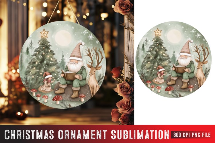 Christmas Ornament Sublimation Designs Image 2