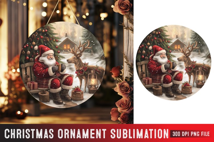 Christmas Ornament Sublimation Designs Image 7