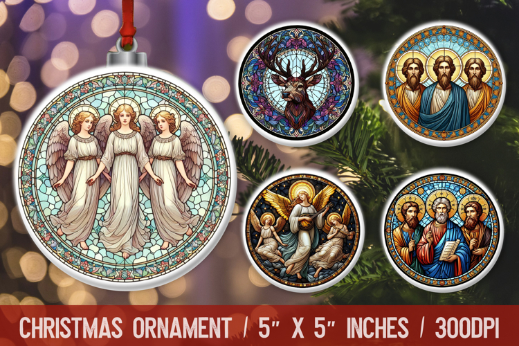 Christmas Ornaments Sublimation PNG