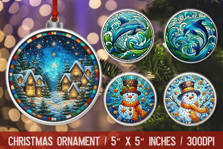 Christmas Ornaments Clipart Image 2