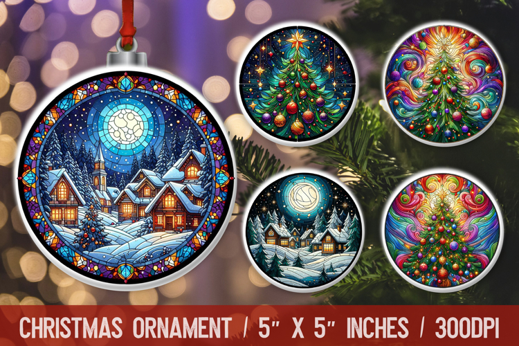 Christmas Ornaments Clipart Image 4