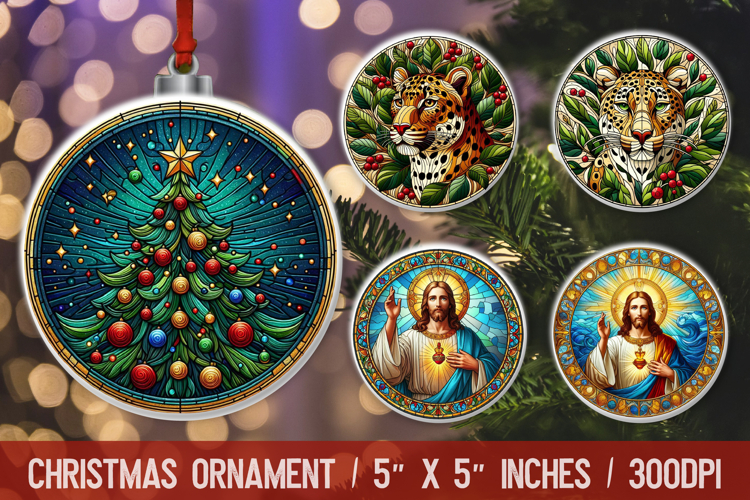 Christmas Ornaments Clipart Image 5
