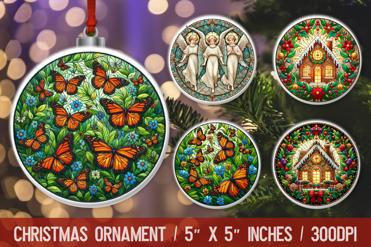 Christmas Ornaments Clipart Image 7