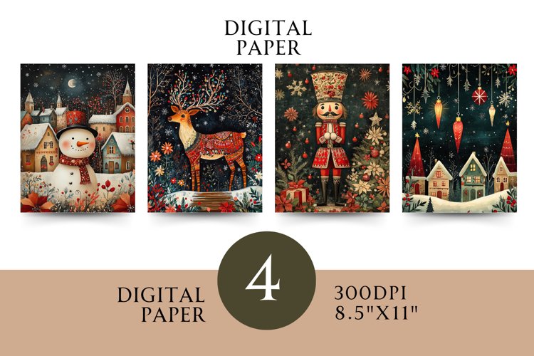 Christmas Paper Junk Journal