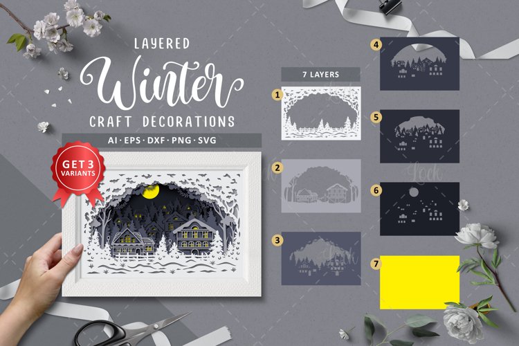 3D Christmas SVG Image 6