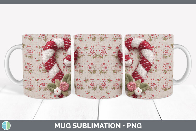 GorgeousChristmas Patch Mug Wrap design.