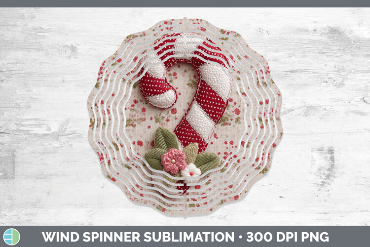 GorgeousChristmas Patch Wind Spinner design.
