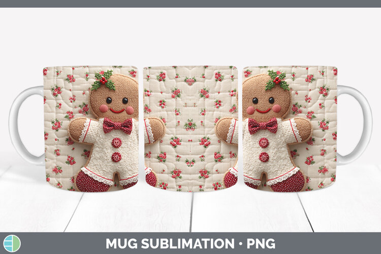 GorgeousChristmas Patch Mug Wrap design.