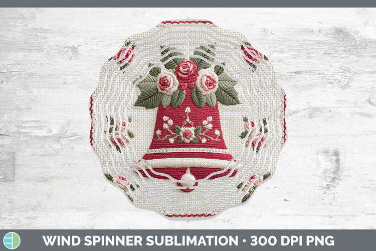 GorgeousChristmas Patch Wind Spinner design.