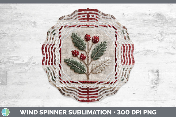 GorgeousChristmas Patch Wind Spinner design.