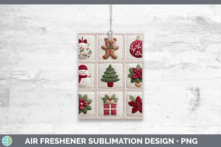 GorgeousChristmas Patch Air Freshener design.