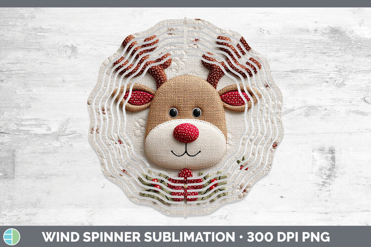 GorgeousChristmas Patch Wind Spinner design.