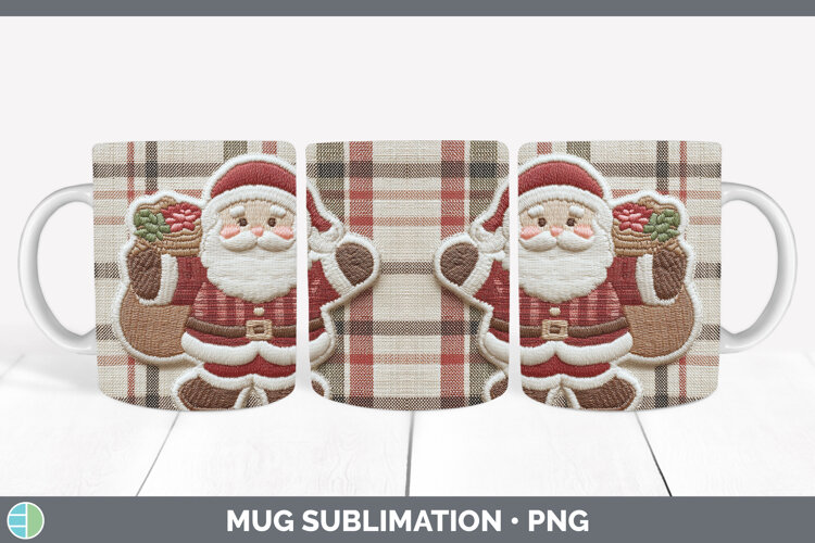 GorgeousChristmas Patch Mug Wrap design.