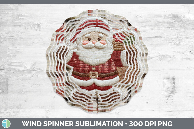 GorgeousChristmas Patch Wind Spinner design.