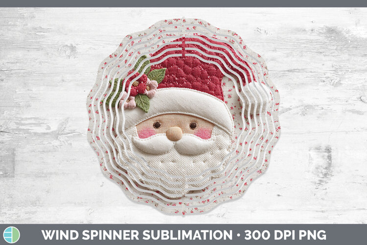 GorgeousChristmas Patch Wind Spinner design.
