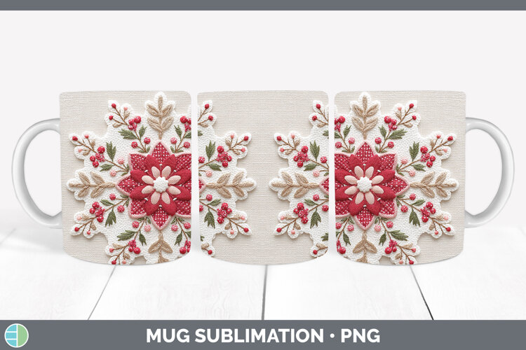 GorgeousChristmas Patch Mug Wrap design.