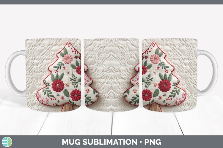 GorgeousChristmas Patch Mug Wrap design.