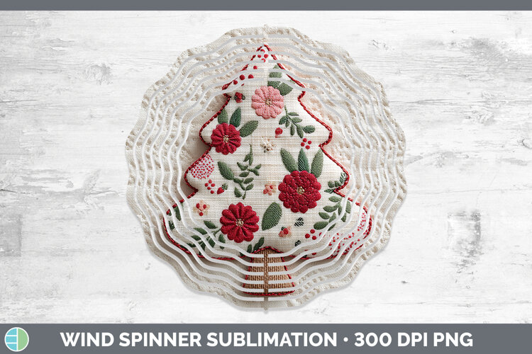 GorgeousChristmas Patch Wind Spinner design.