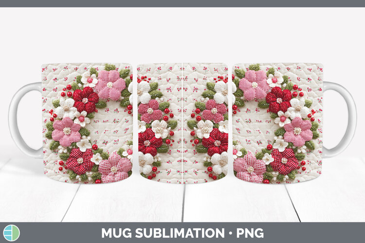GorgeousChristmas Patch Mug Wrap design.
